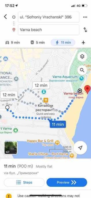 New Luxury Furnished Apartment - Beach, Varna Center & Fast Wi-Fi Kültér fotó