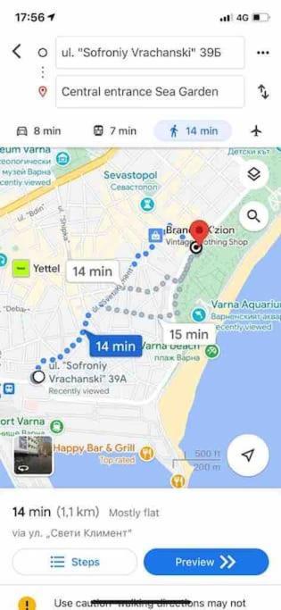 New Luxury Furnished Apartment - Beach, Varna Center & Fast Wi-Fi Kültér fotó